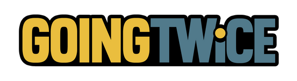 Going Twice logo